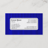 Centre Label v5 - Drapery 05 Visitenkarte (Rückseite)