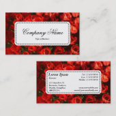 Centre Label v5 - Red Tulips Visitenkarte (Vorne/Hinten)