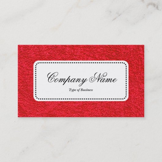 Centre Label v5 - Teppich 01 Visitenkarte (Vorderseite)