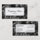 Centre Label v5 - Waldkanopie 01 BW Visitenkarte (Vorne/Hinten)