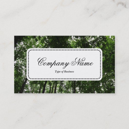 Centre Label v5 - Waldkanopie 01 Visitenkarte (Vorderseite)