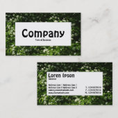 Centre Label - Wilder Knoblauch Visitenkarte (Vorne/Hinten)