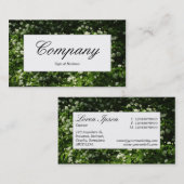 Centre Label - Wilder Knoblauch Visitenkarte (Vorne/Hinten)