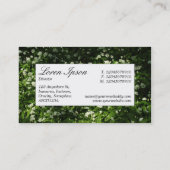 Centre Label - Wilder Knoblauch Visitenkarte (Rückseite)