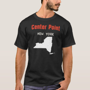 Centre Point New York USA Staat America Travel New T-Shirt