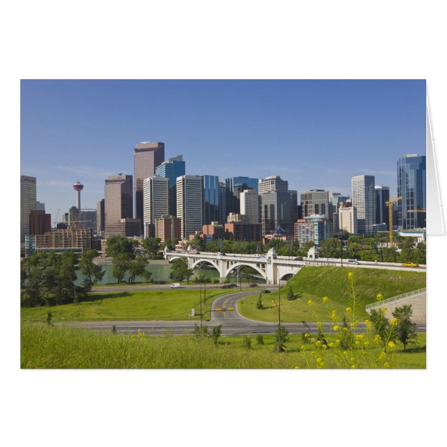 Centre St Bridge and Downtown Calgary, Alberta, (Vorderseite (Horizontal))