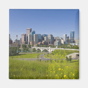 Centre St Bridge and Downtown Calgary, Alberta, 2 Magnet