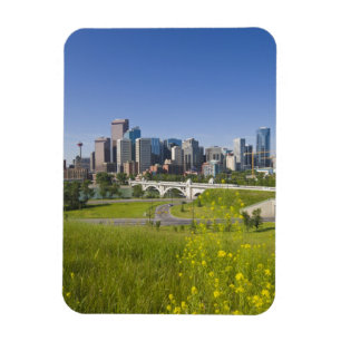 Centre St Bridge and Downtown Calgary, Alberta, 2 Magnet