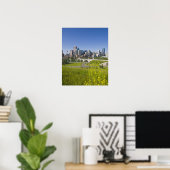 Centre St Bridge and Downtown Calgary, Alberta, 2 Poster (Heimbüro)