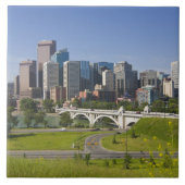 Centre St Bridge and Downtown Calgary, Alberta, Fliese (Vorderseite)