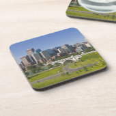 Centre St Bridge and Downtown Calgary, Alberta, Untersetzer (Linke Seite)