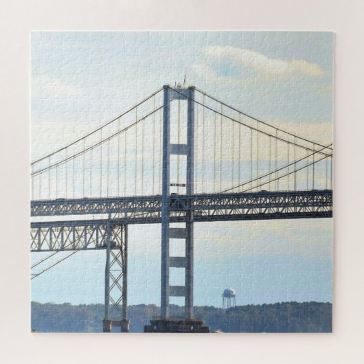 Centre Tower Maryland Bay Bridge Jigsaw Puzzle (Horizontal)