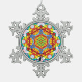 Centris Kaleidoscope Snowflake Ornament (Vorderseite)