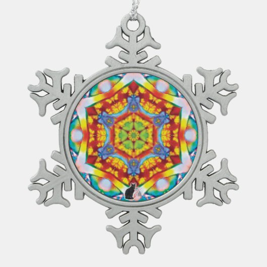 Centris Kaleidoscope Snowflake Ornament (Vorderseite)