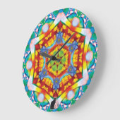 Centris Kaleidoskop Große Wanduhr (Winkel)