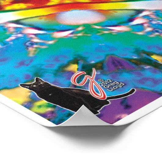 Centris Kinetic Collage Kaleidoscope Poster (Ecke)