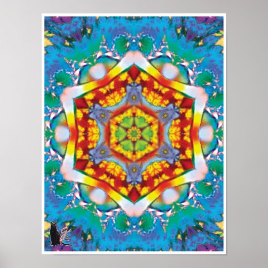 Centris Kinetic Collage Kaleidoscope Poster (Vorne)