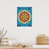 Centris Kinetic Collage Kaleidoscope Poster (Küche)