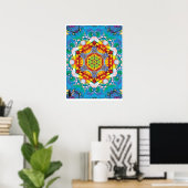 Centris Kinetic Collage Kaleidoscope Poster (Heimbüro)