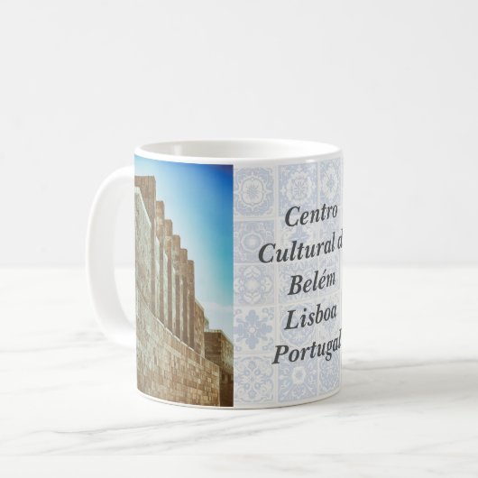 Centro Cultural de Belem. CCB-Museum Kaffeetasse (Vorderseite Links)