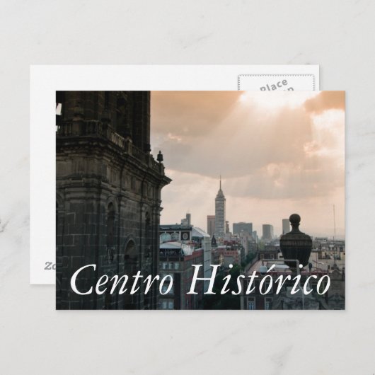 Centro Histórico Postkarte (Vorne/Hinten)