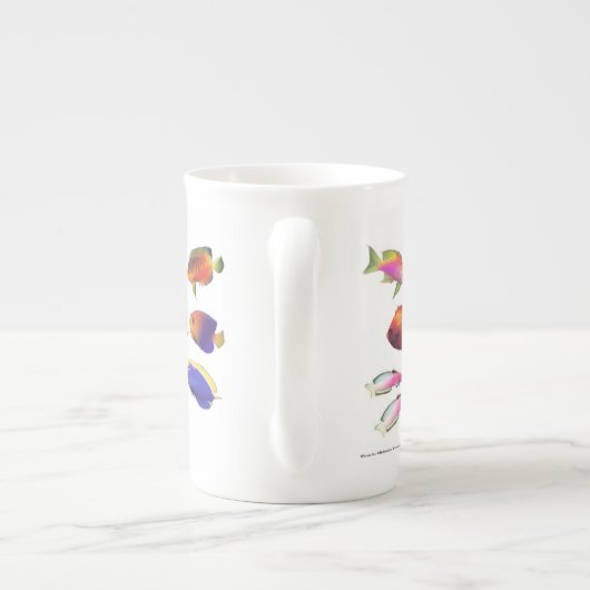 Centropygeの磁器マグカップ Porzellantasse (Rückseite)