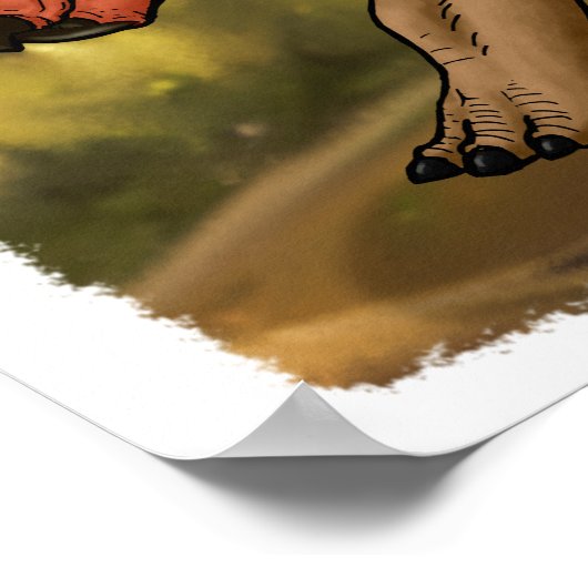 Centrosaurus Poster (Ecke)