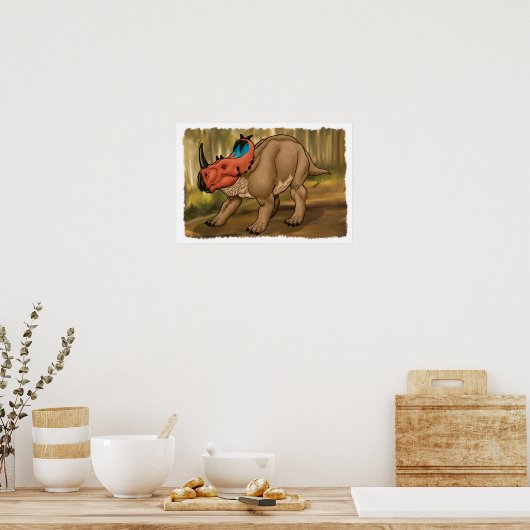 Centrosaurus Poster (Küche)