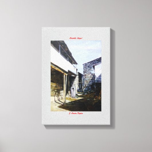 Centulle (Lugo) Leinwanddruck (Vorderseite)