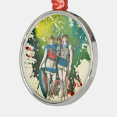 Centurians von Michael Moffa Silbernes Ornament (Links)