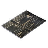 Centuries-Old Wood Grain - Personalizable Notizblock (Linke Seite)