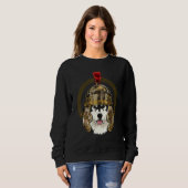 Centurion Alaskan Malamute Ancient Rome Roman Empi Sweatshirt (Vorne ganz)