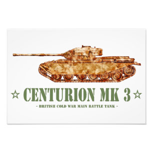 Centurion MK 3 Panzer britischer Kampfpanzer des K Fotodruck