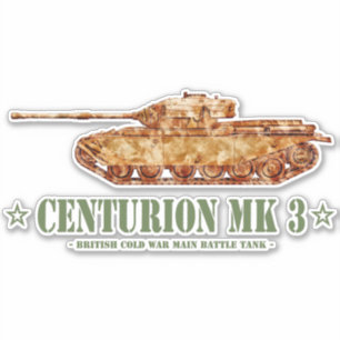 Centurion MK 3 Tank British MBT Kalter Krieg Aufkleber