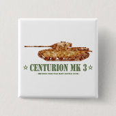 Centurion MK 3 Tank British MBT Kalter Krieg Button (Vorderseite)