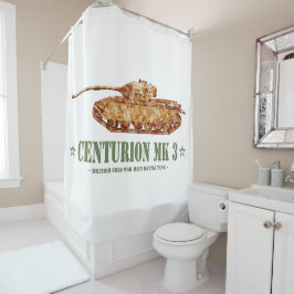 Centurion MK 3 Tank British MBT Kalter Krieg Duschvorhang
