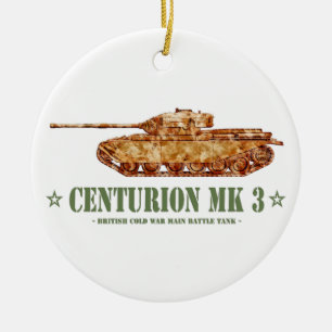 Centurion MK 3 Tank British MBT Kalter Krieg Keramik Ornament