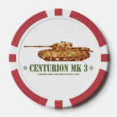 Centurion MK 3 Tank British MBT Kalter Krieg Pokerchips (Vorderseite)