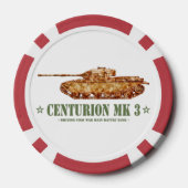 Centurion MK 3 Tank British MBT Kalter Krieg Pokerchips (Rückseite)