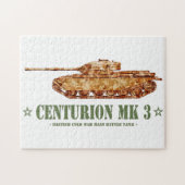 Centurion MK 3 Tank British MBT Kalter Krieg Puzzle (Horizontal)