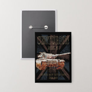 Centurion MK 5 MBT British Main Battle Tank Button