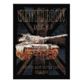 Centurion MK 5 MBT British Main Battle Tank Fotodruck (Vorne)
