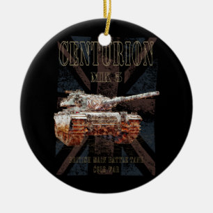 Centurion MK 5 MBT British Main Battle Tank Keramik Ornament
