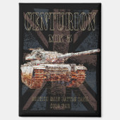 Centurion MK 5 MBT British Main Battle Tank Magnet (Vorderseite)