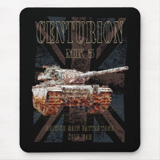 Centurion MK 5 MBT British Main Battle Tank Mousepad (Vorne)