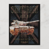 Centurion MK 5 MBT British Main Battle Tank Postkarte (Vorderseite)