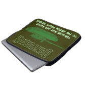 Centurion Tank mit klassischem Motto. Laptopschutzhülle (Vorne Knopf)