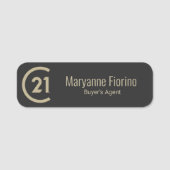 Century 21 Name Tag Namensschild (Vorderseite)