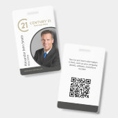 Century 21 Realtor ID Card Ausweis (Vorder- & Rückseite)