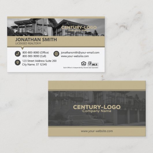 Century 21 Visitenkarte (Vorne/Hinten)